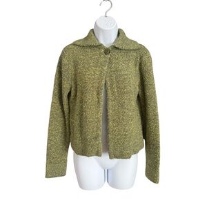 Y2K Alexandra Bartlett Textured Knit Wool Blend Sweater Women’s Size S